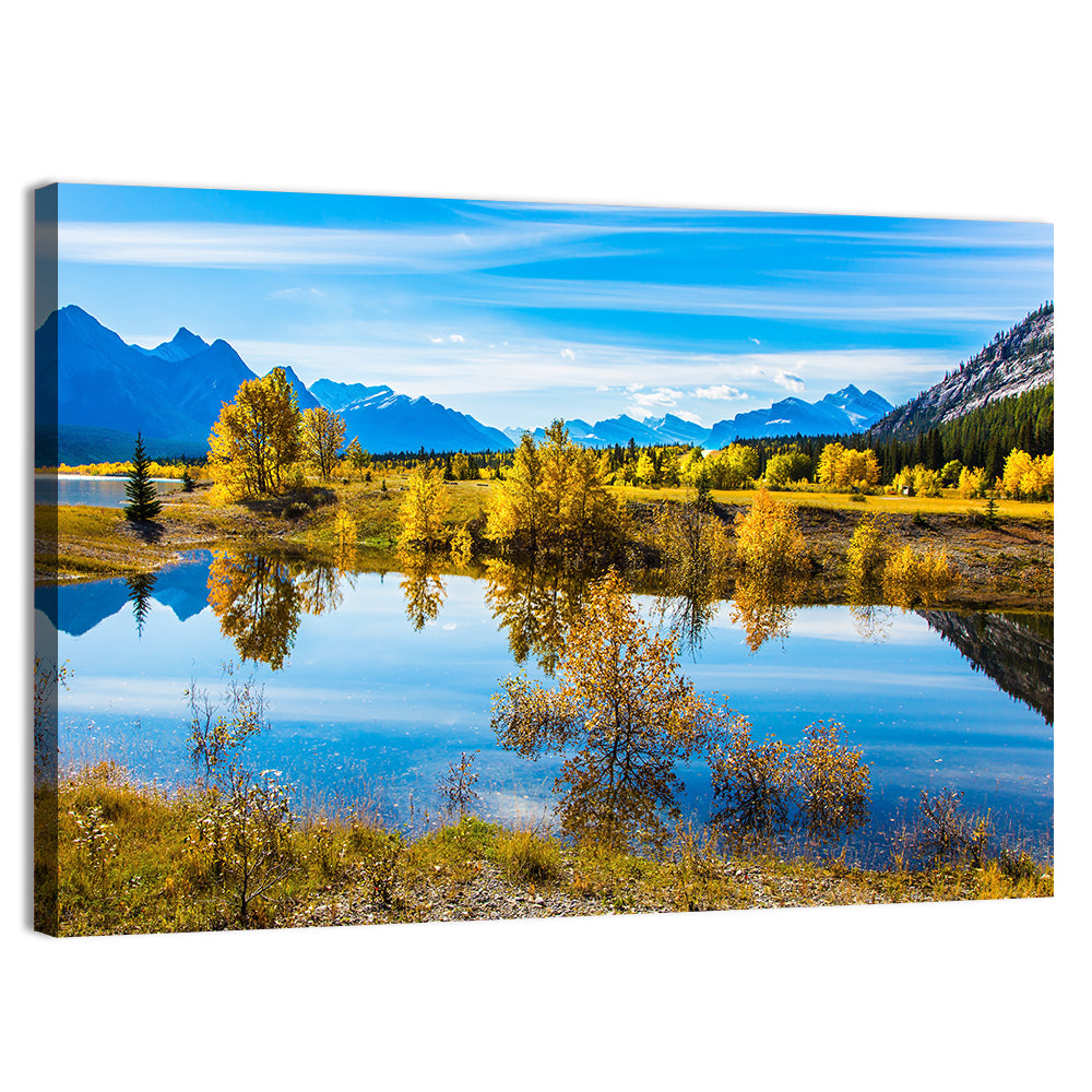 Abraham Lake Reflection, Canadian Rockies Wall Art