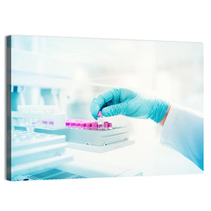 Scientist In Pharmaceutical Environment Wall Art