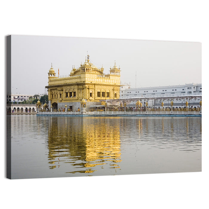 Golden Temple Reflection, Amritsar Wall Art as a canvas print