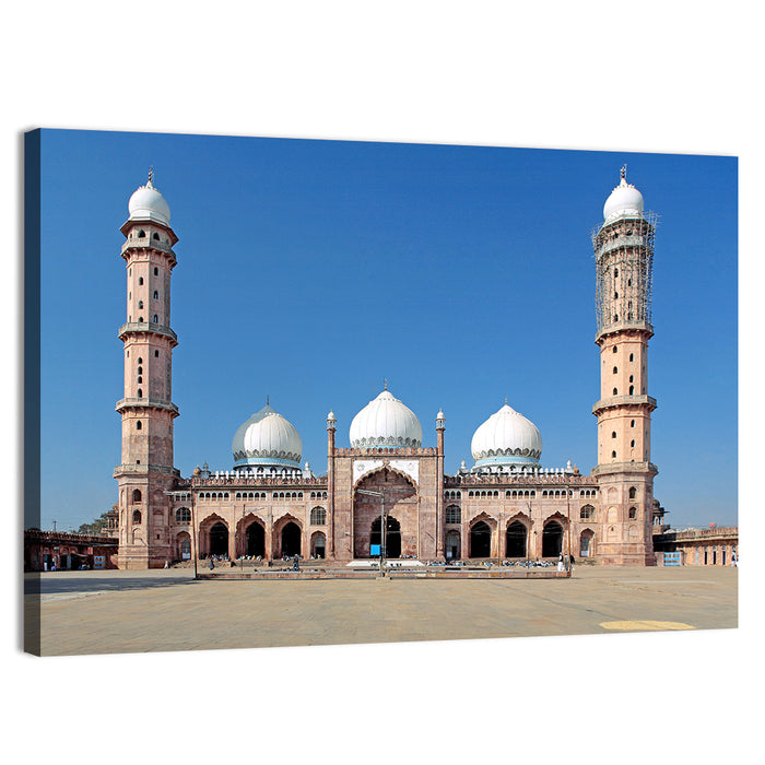 Taj-ul-masajid, Bhopal Wall Art as a canvas print