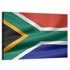 Waving South African Flag Wall Art