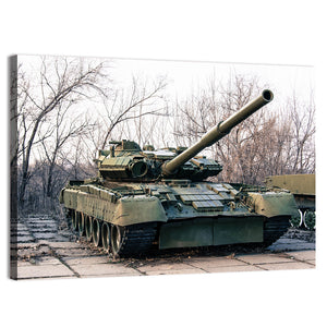 Green Military Tank Wall Art