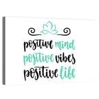 Lotus Yoga Inspirational Quote Wall Art