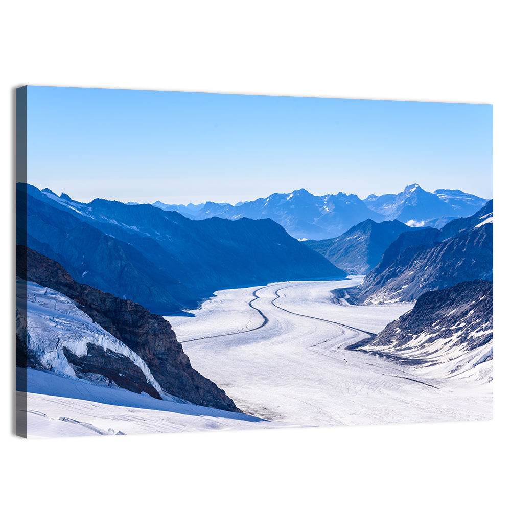Aletsch Glacier Swiss Alps Wall Art