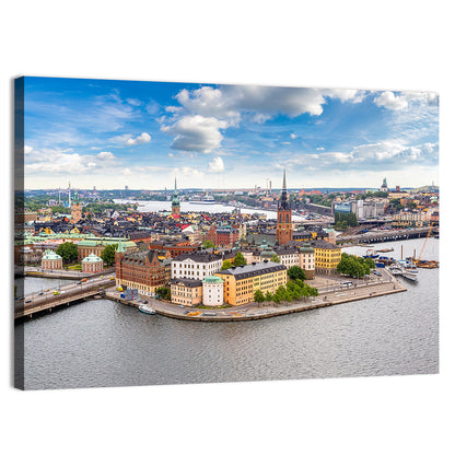 Old Town Gamla Stan In Stockholm Wall Art
