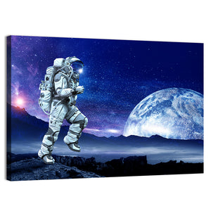 Running Spaceman Wall Art