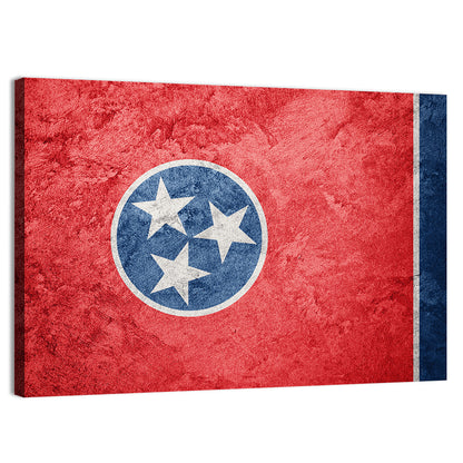 Flag Of Tennessee State Wall Art