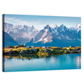 Snowcapped Mountain Lake Wall Art