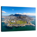 Cape Town Aerial View with Table Mountain Wall Art