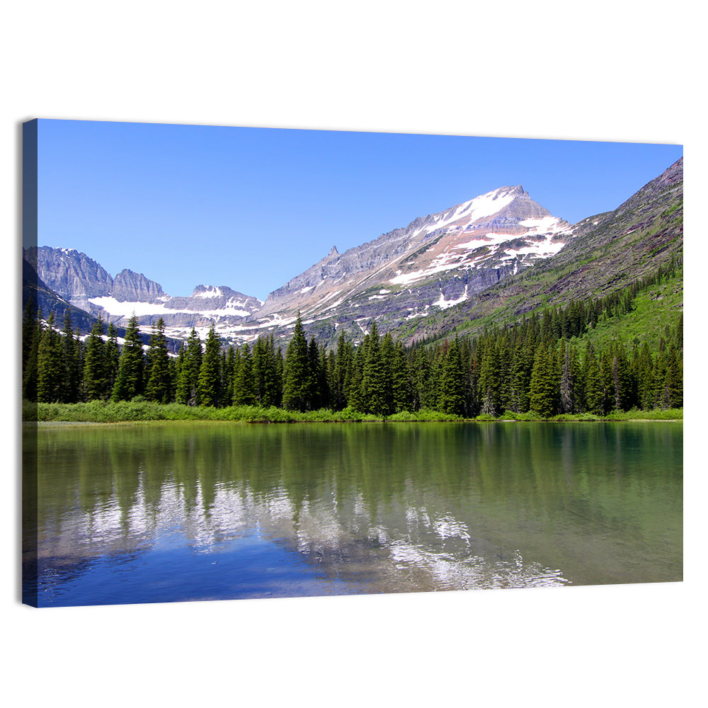 Swift Current Lake Reflection Wall Art