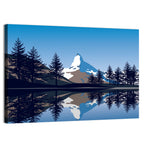 Alpine Lake Under the Matterhorn Wall Art