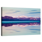 Lake Laberge Dusk Reflection Wall Art