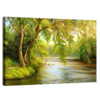Summer Willow Lake Wall Art