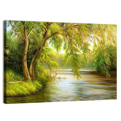 Summer Wood Lake Wall Art