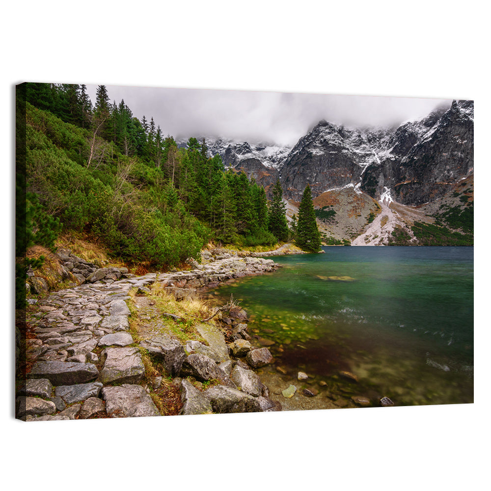 Morskie Oko, High Tatras Wall Art, canvas print, landscape
