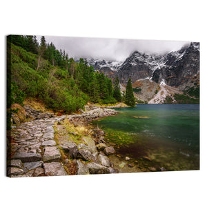 Mountain Lake In High Tatras Slovakia Wall Art