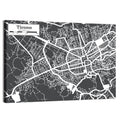 Tirana City Map Wall Art
