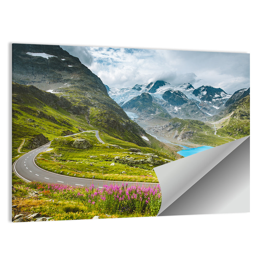 Winding Road Through the Swiss Alps Wall Art