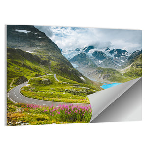 Road In The Swiss Alps Wall Art