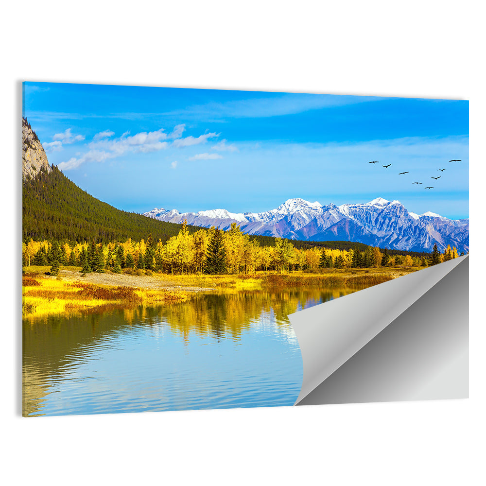 Abraham Lake Reflections Wall Art