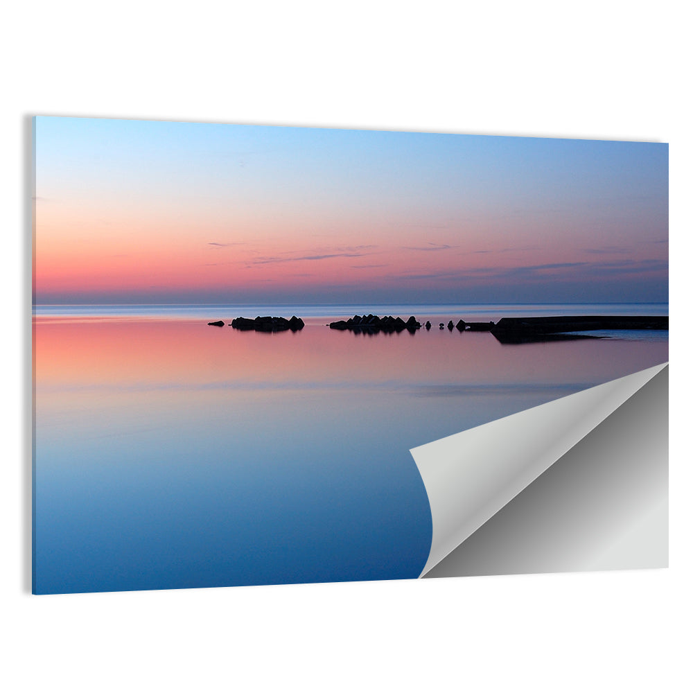 Lake Ontario Sunset Reflection Wall Art