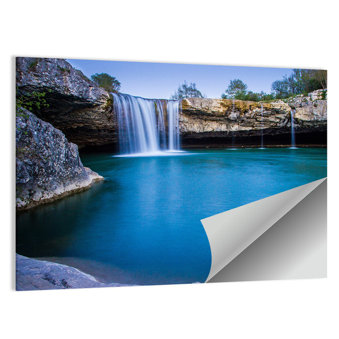 Zarecki Krov Waterfall, Croatia Wall Art as a poster print