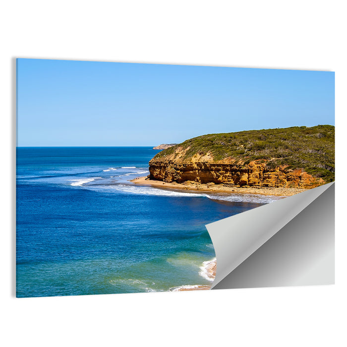 Bells Beach Coastal Cliffs Wall Art as a poster print