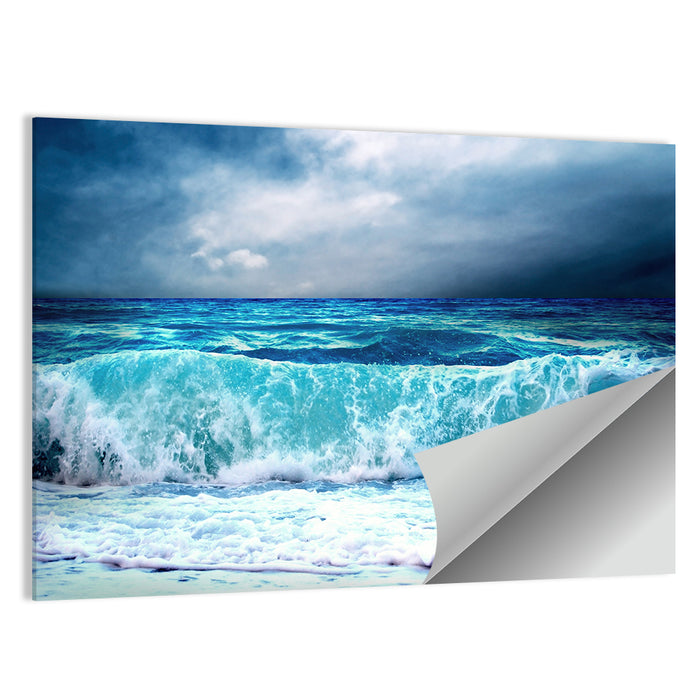 Storm Seascape Wall Art as a poster print