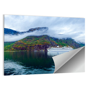 Cruise Liners On Hardanger Fjorden Wall Art