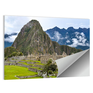 Machu Picchu In Andes Mountains Wall Art