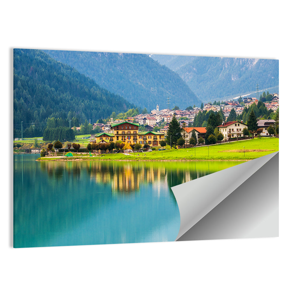 Lake Auronzo Reflection Wall Art