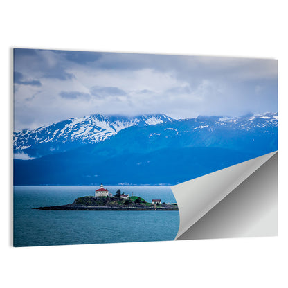 Mud Bay Alaska Mountain Wall Art