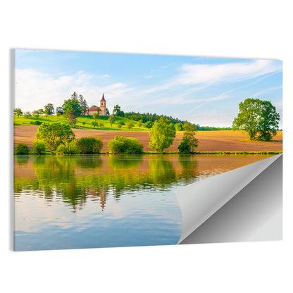 St Peter & Pauls Church In Czech Wall Art