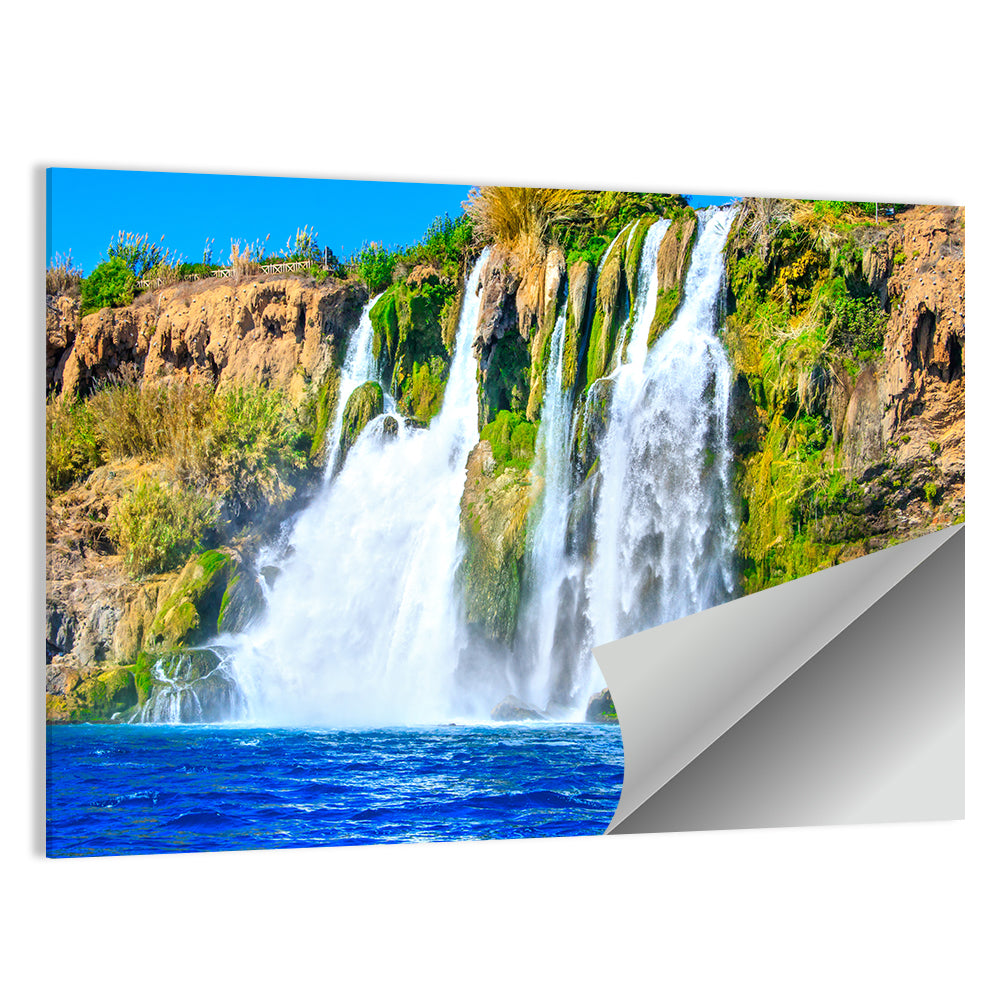 Duden Waterfalls Cliffside, Antalya Wall Art