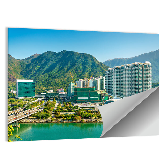 Tung Chung Skyline, Hong Kong Wall Art as a poster print