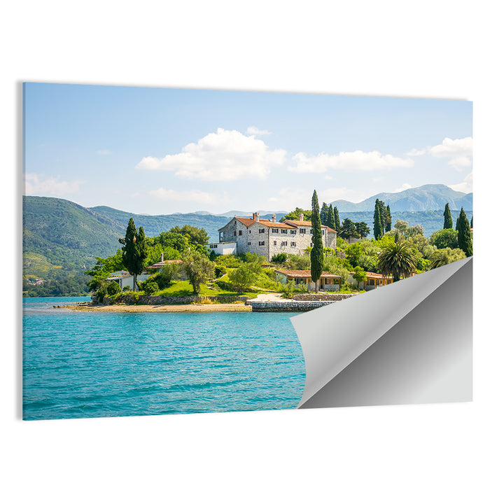 St Michael Island Monastery Wall Art as a poster print