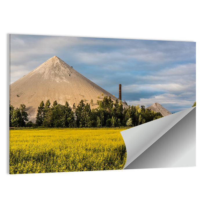 Estonian Oil Shale Ash Heaps Wall Art as a poster print