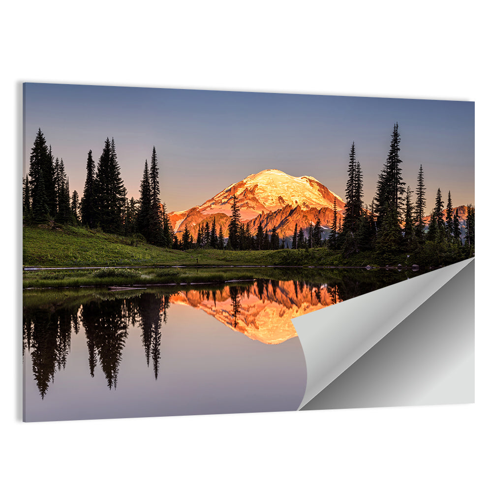 Mount Rainier From Tipsoo Lake Wall Art