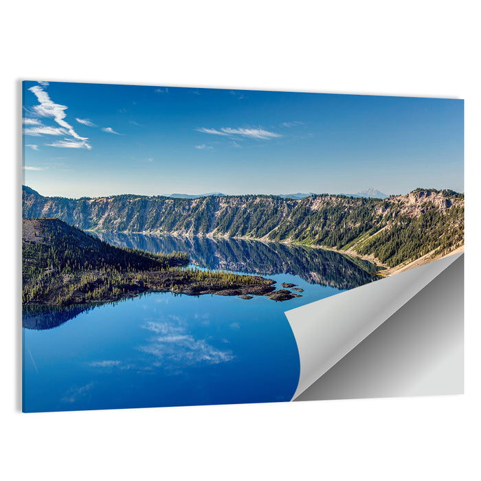 Crater Lake Caldera View Wall Art as a poster print
