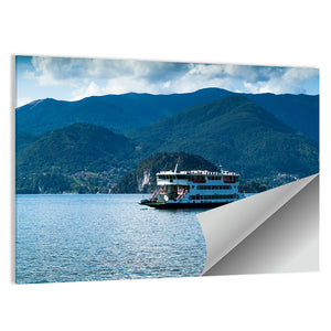 Ferry In Lake Como Wall Art