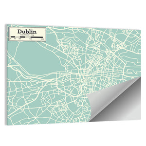 Dublin Map Wall Art