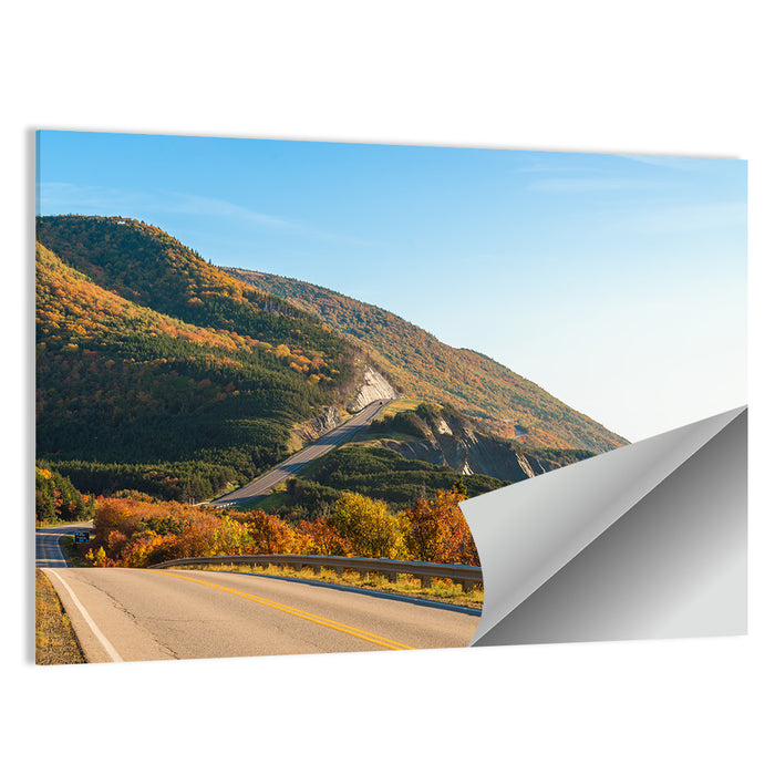 Cabot Trail Coastal Drive Wall Art as a poster print