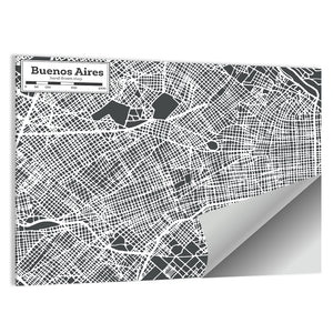 Buenos Aires Map Wall Art