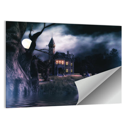 Haunted House Wall Art