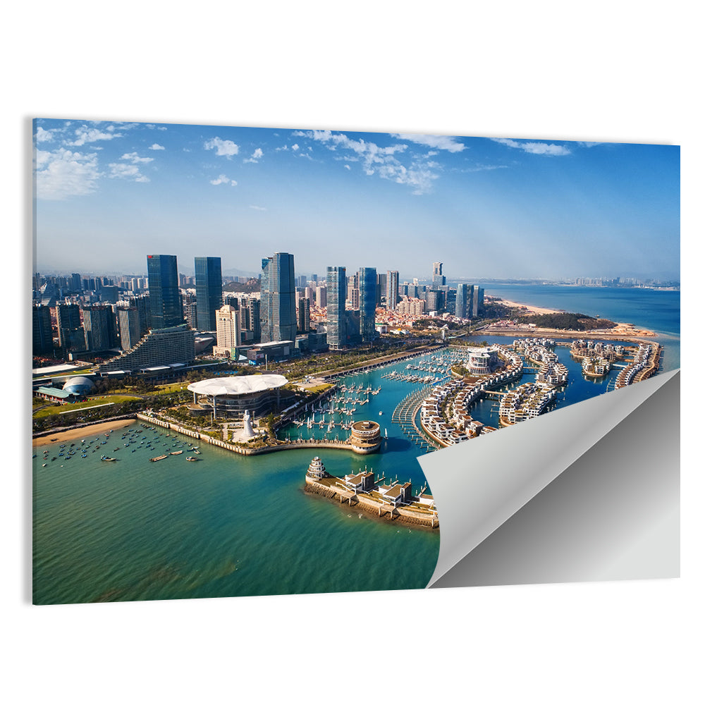 Xiamen Wuyuan Bay Skyline Wall Art