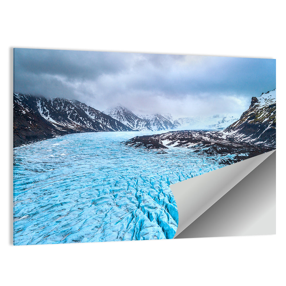 Skaftafell Glacier Aerial View Wall Art