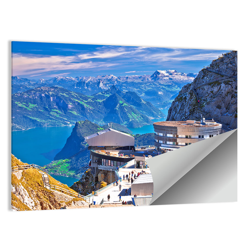 Mount Pilatus Kulm Summit View Wall Art