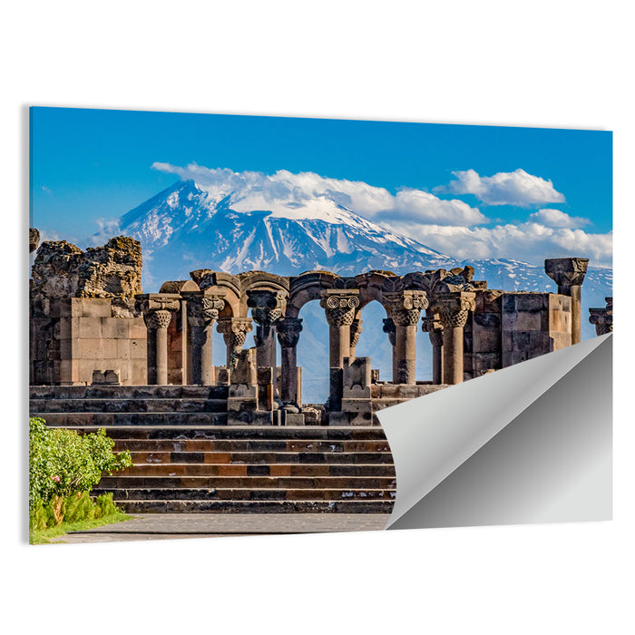 Zvartnots Cathedral Ruins Wall Art as a poster print