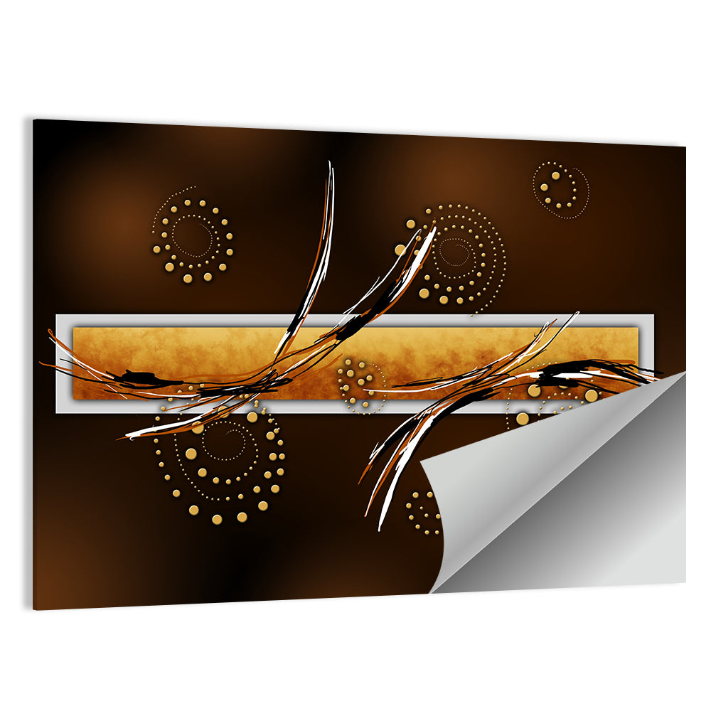 Golden Spiral Invitation Illustration Wall Art