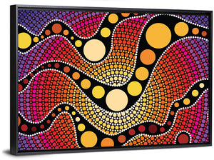 Aboriginal Dot Style I Wall Art